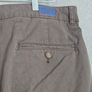 Mugsy Men 34 x 6 Brooks Chino Shorts Dark Brown Stretch Casual